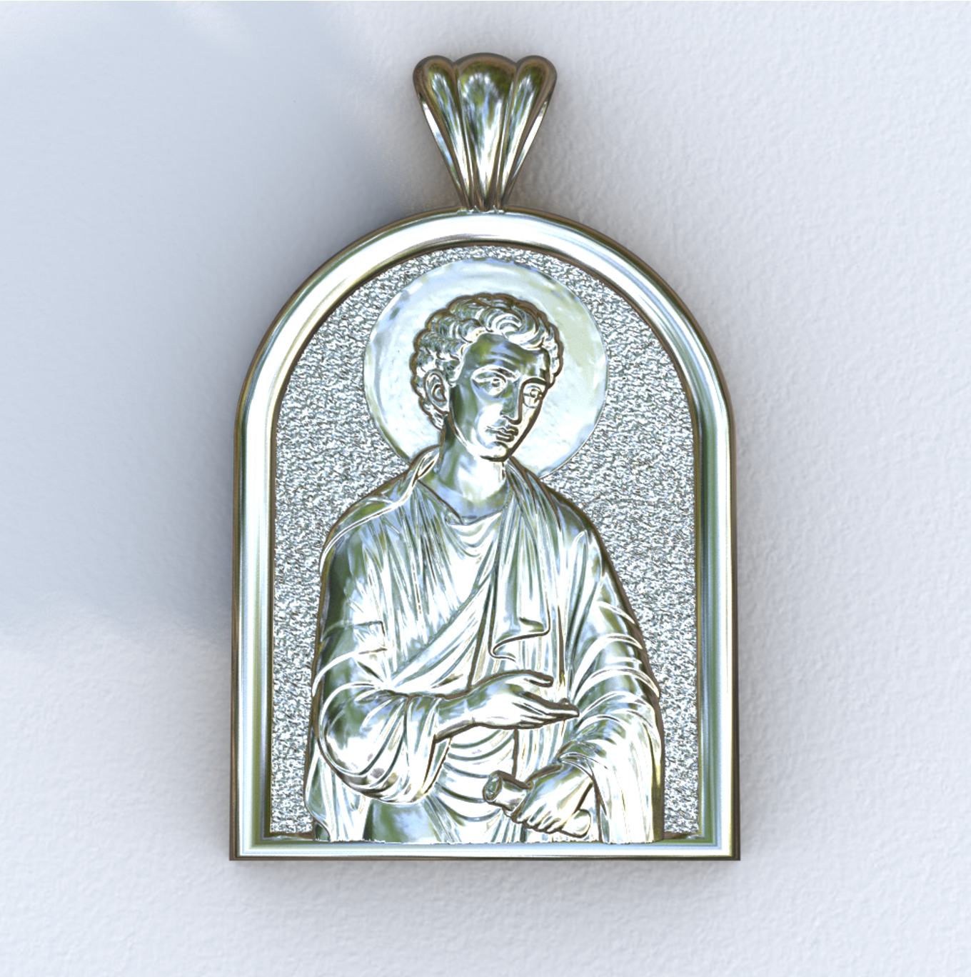 Apostle Thomas Silver Apse Pendant