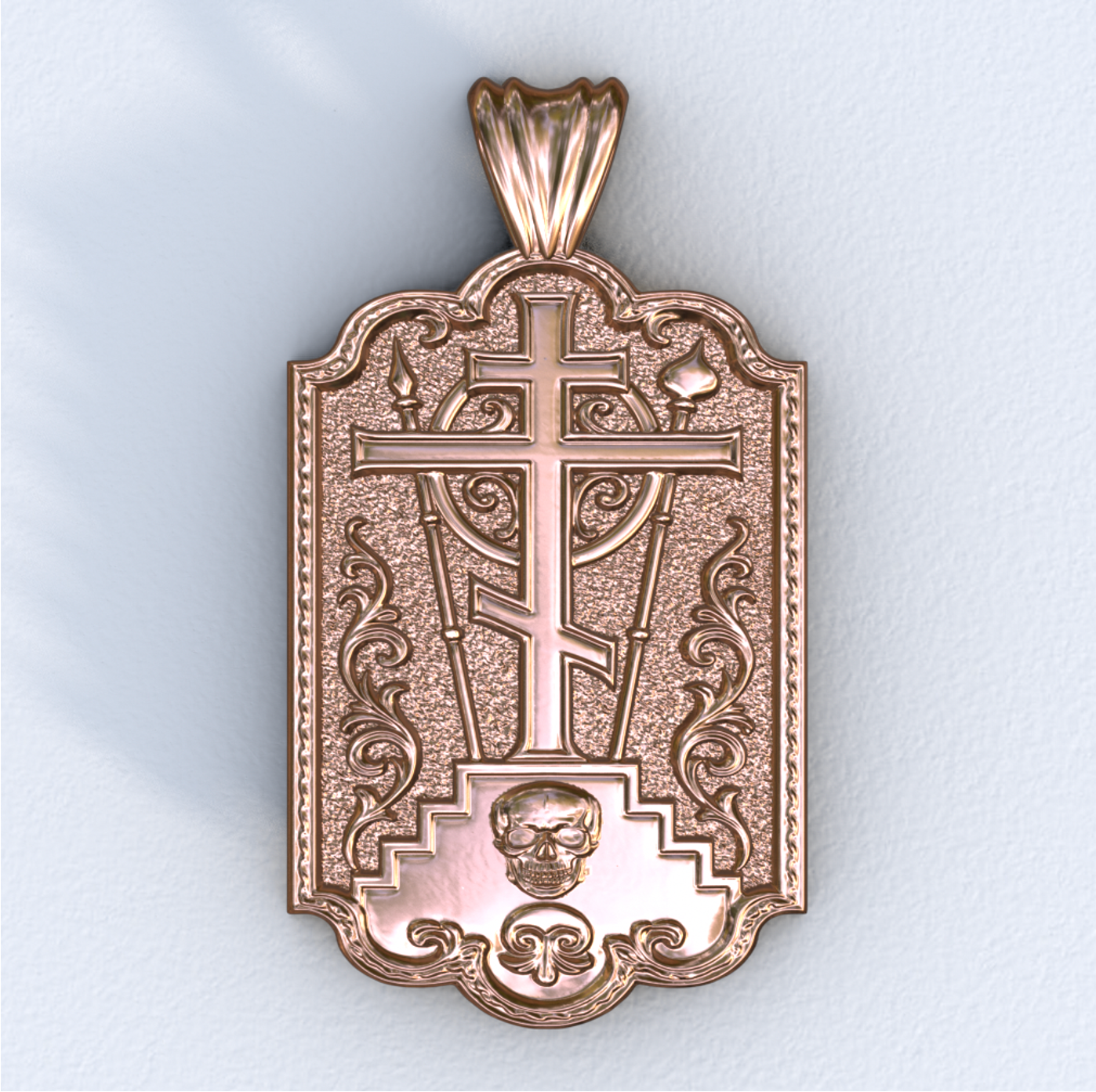 Great Schema Rose Gold Pendant