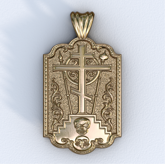 Great Schema Yellow Gold Pendant