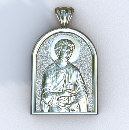 Apostle Thomas Silver Apse Pendant