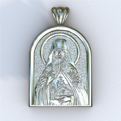 Ephraim of AZ White Gold Apse Pendant