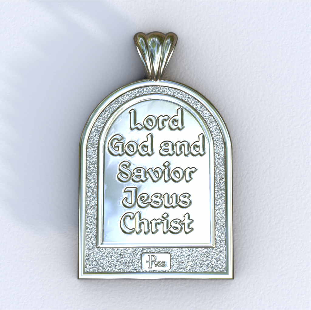 Extreme Humility Apse Pendant White (Back)