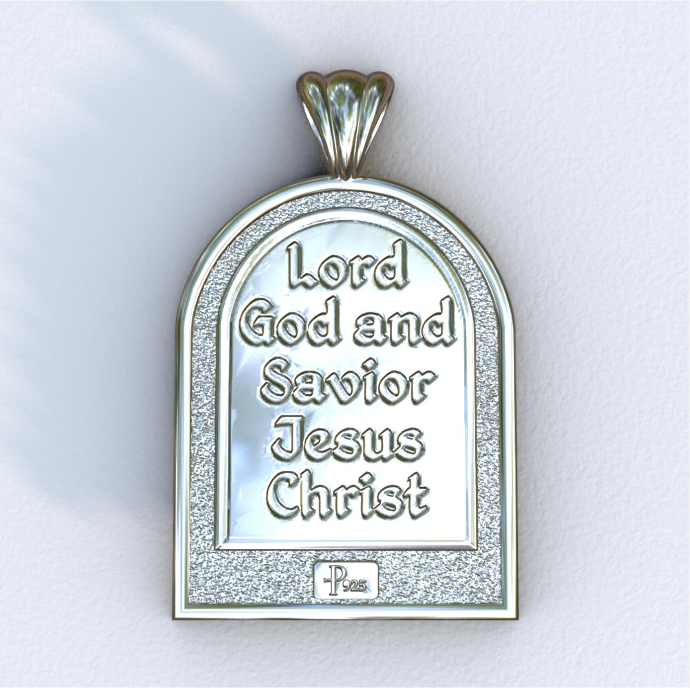 Extreme Humility Apse Pendant White (Back)