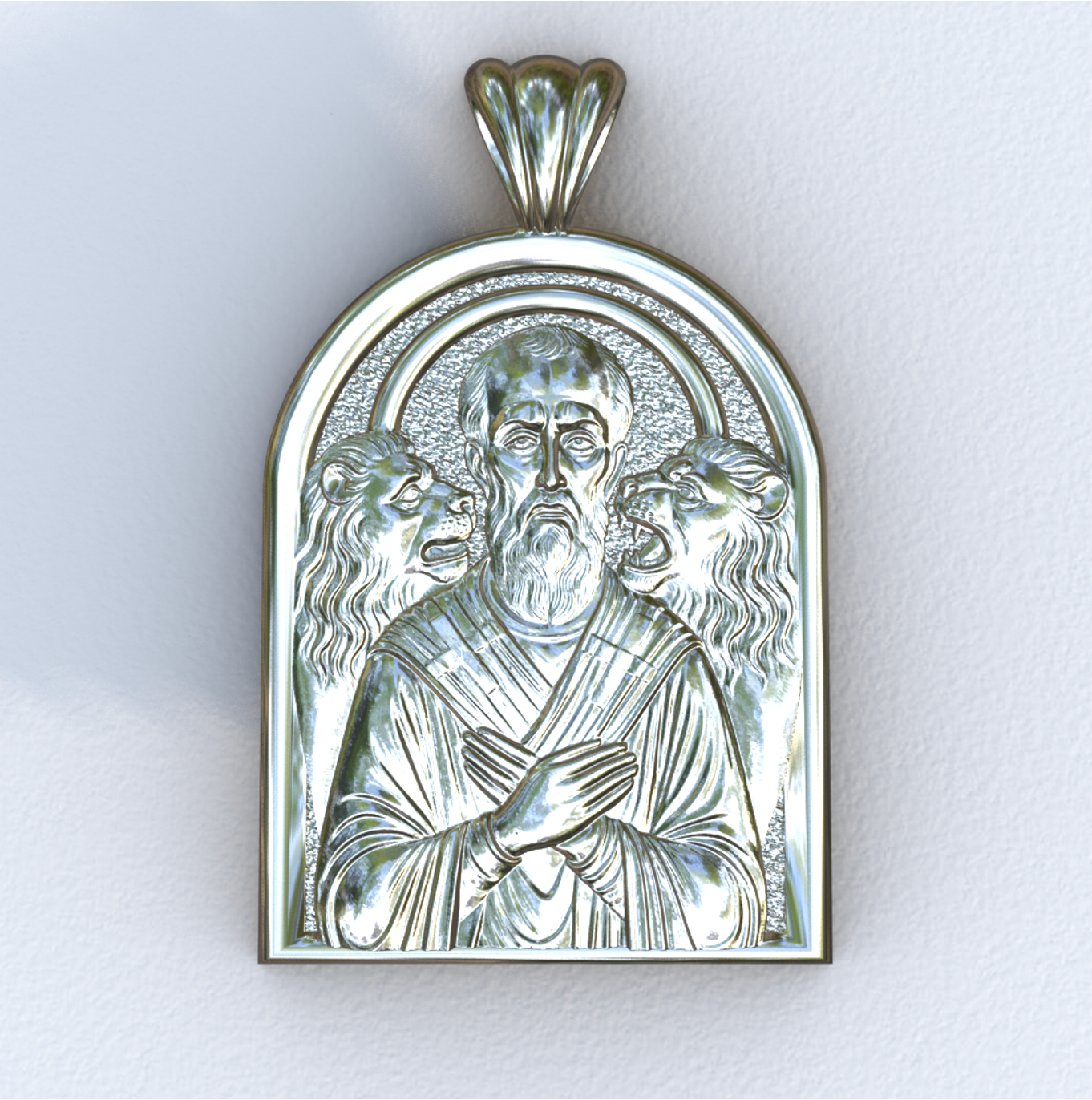Ignatius of Antioch Silver Apse Pendant