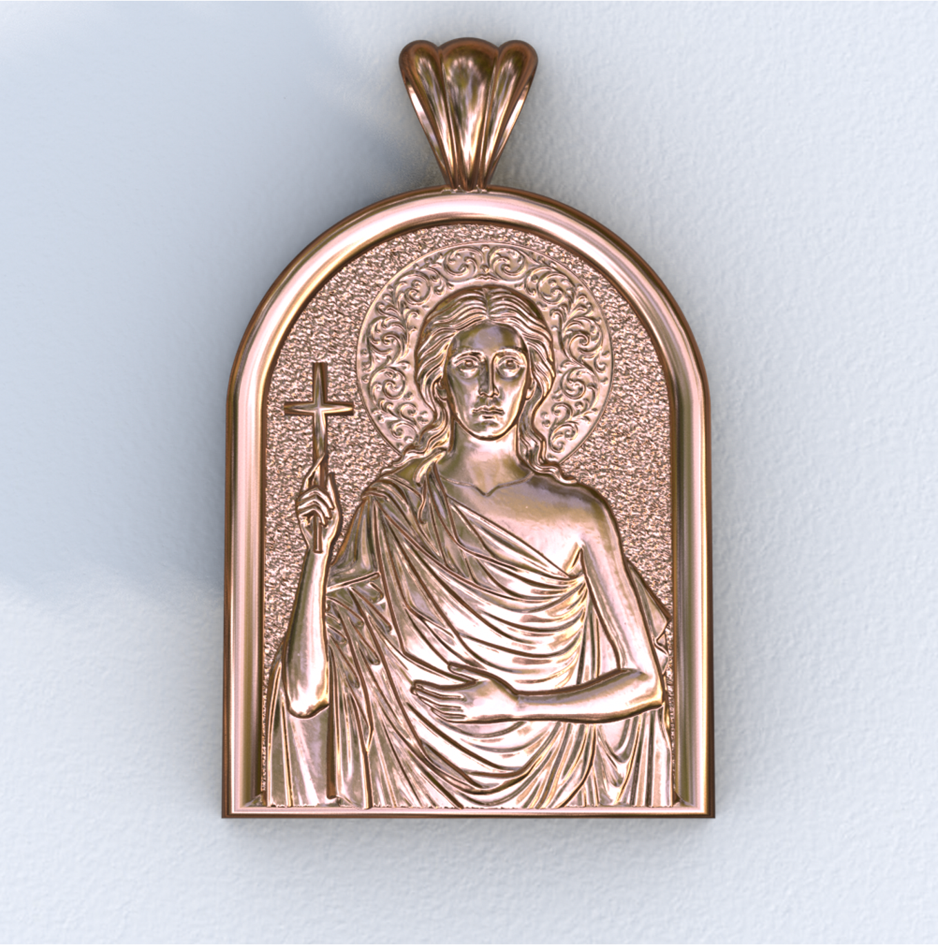 Mary of Egypt Rose Gold Apse Pendant