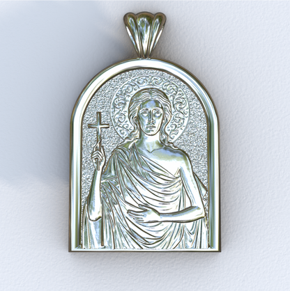 Mary of Egypt Silver Apse Pendant