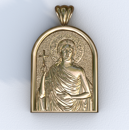 Mary of Egypt Yellow Gold Apse Pendant