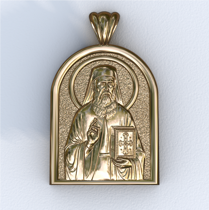 Nektarios Apse Yellow Gold Pendant