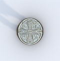Silver IC XC NIKA Signet Ring (Front)