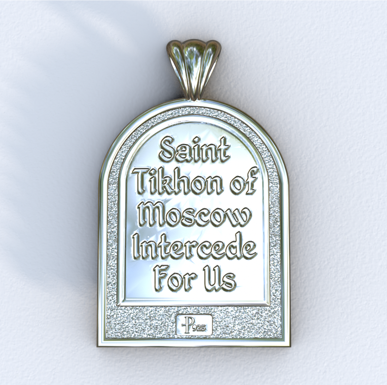 Tikhon White Apse Pendant Back