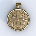 Yellow Gold ICXC NIKA Pendant