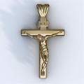 Yellow Siena Crucifix