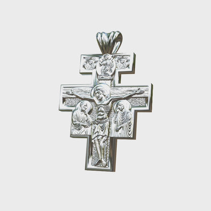 Video: Silver or White gold San Damaino Cross