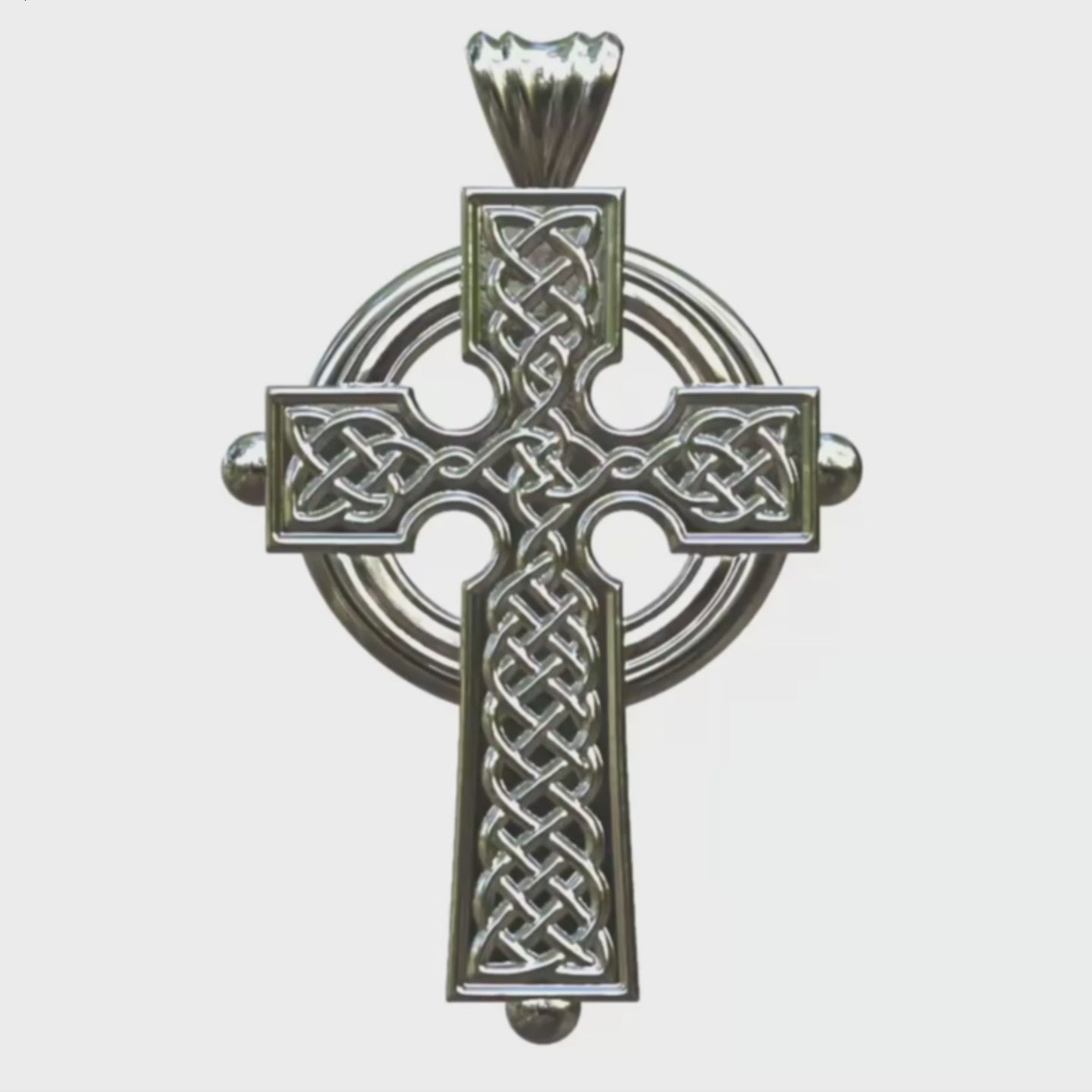 Video - Silver Celtic Cross