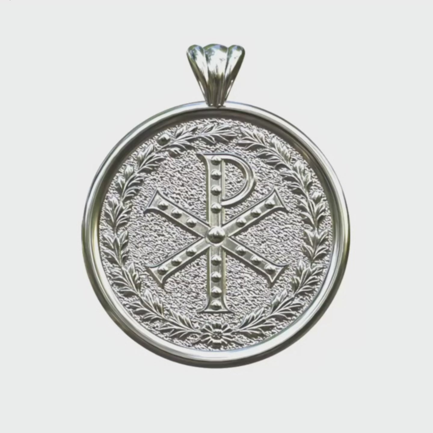 Video - Silver Chi Rho Pendant