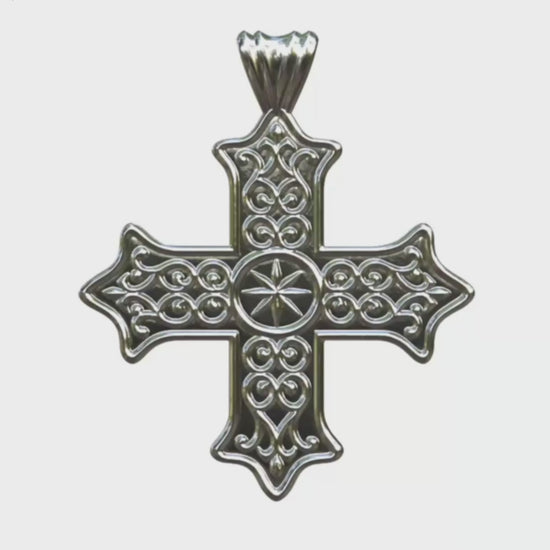 Video - SIlver Coptic Cross