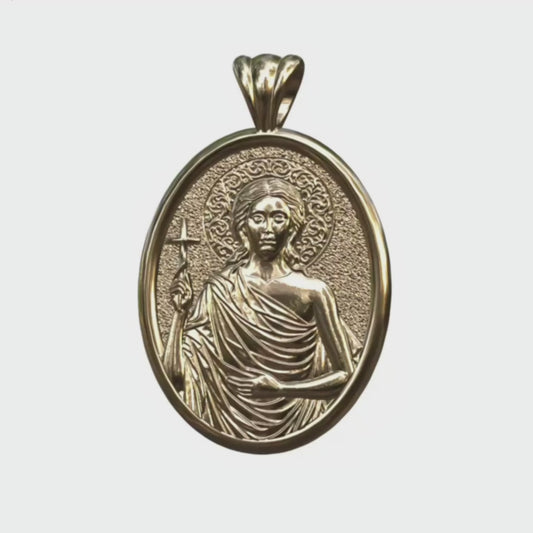 Video - Oval Saint Mary of Egypt Icon Oval Pendant
