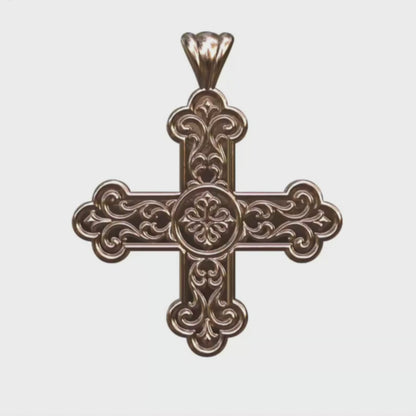 Video - Rose Gold Byzantine Cross