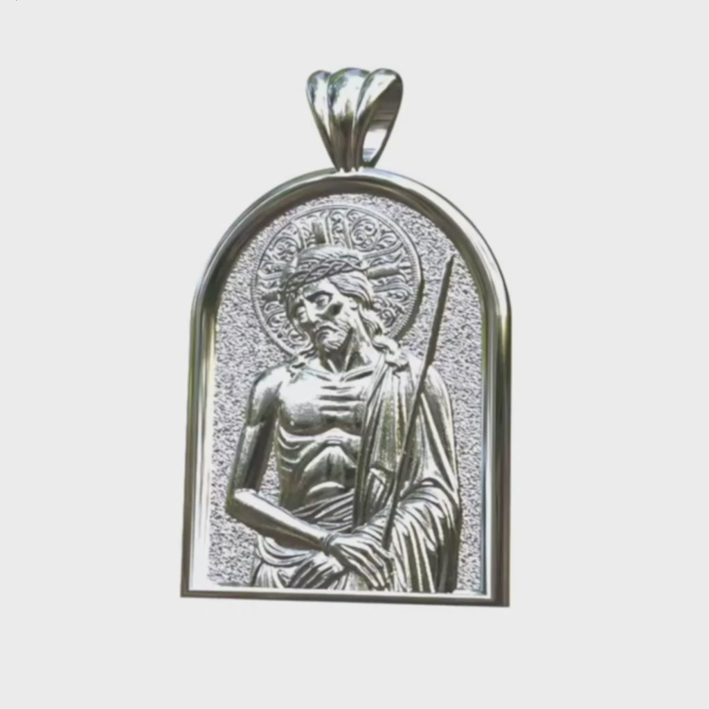 Video - Silver Extreme Humility Apse Pendant
