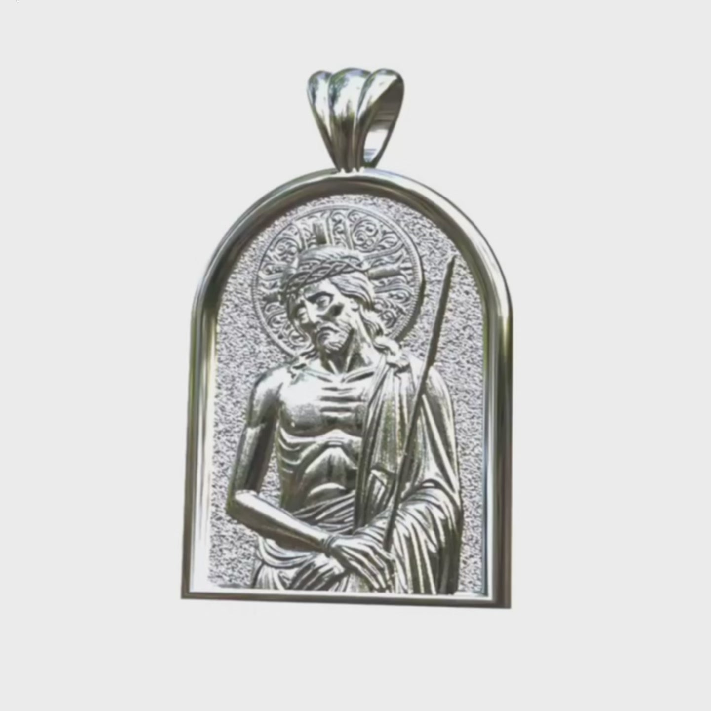 Video - Silver Extreme Humility Apse Pendant