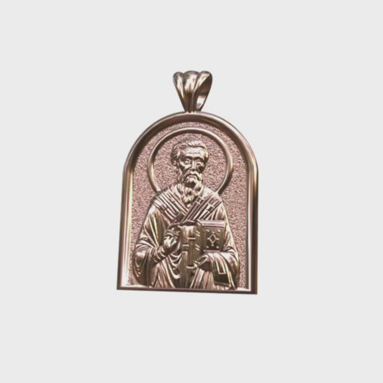 Video: Cyprian of Carthage Rose Gold Apse Pendant