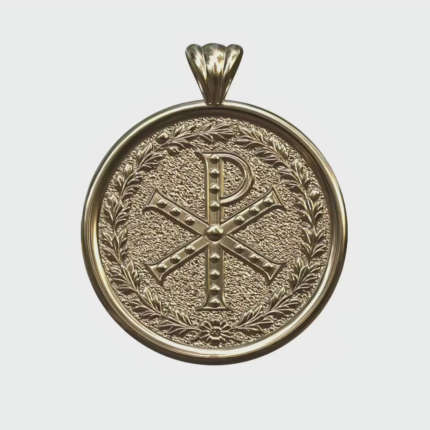 Video - Gold Chi Rho Pendant