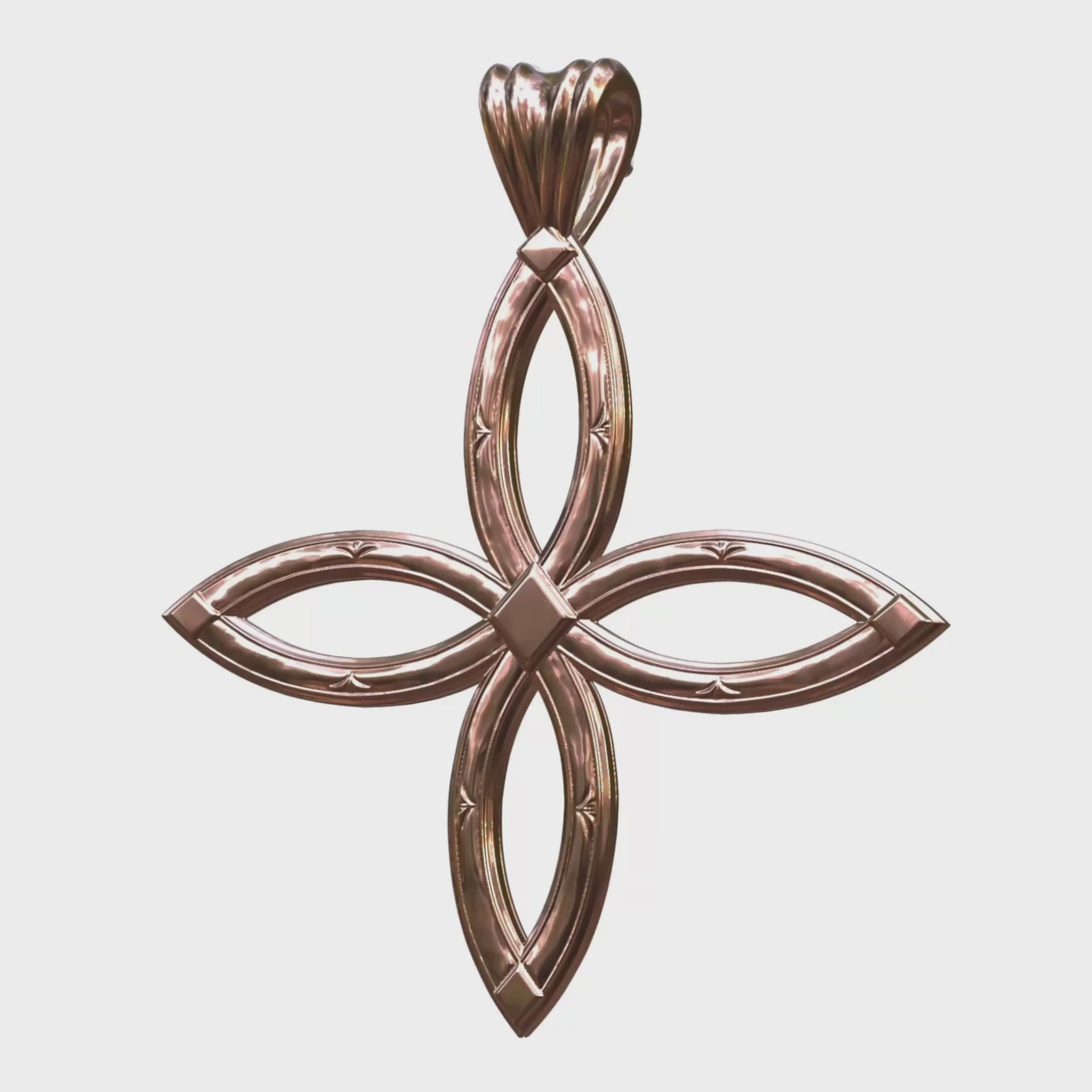 Video: Rose Gold Ichthys Cross
