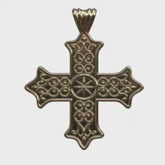 Video - Gold Coptic Cross