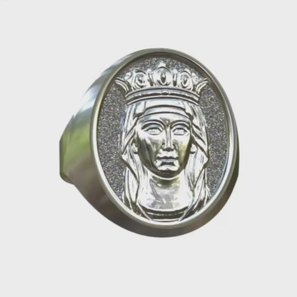 Video - Silver Saint Catherine Ring